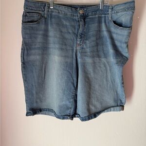 St. John's Bay Blue Denim Women's Shorts